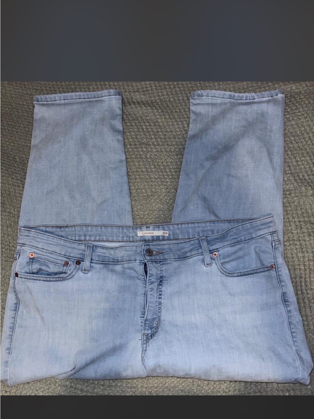 Light Blue Levi Boyfriend women’s Jeans - Classic Straight Fit